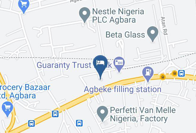 Ado Odoota - Deoasis Hotels And Suites Agbara Maps