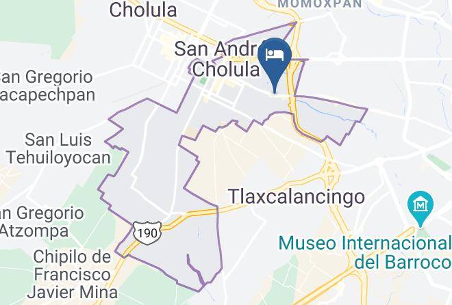 San Andres Cholula - Depa Oriente Maps