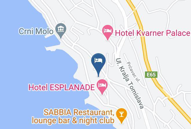 Crikvenica - Depadansa Lisette Maps