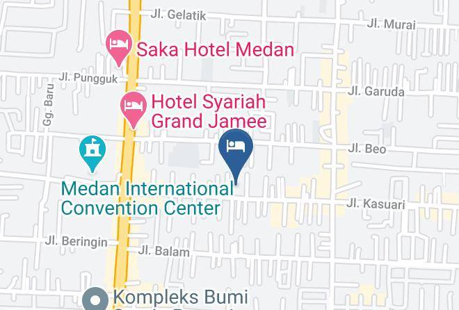 Kota Medan - Depari Hotel Maps