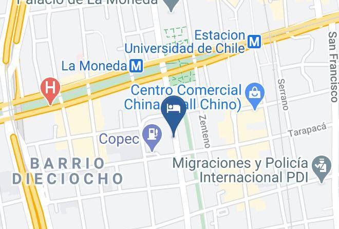 Santiago - Hotel Alto Moneda Maps