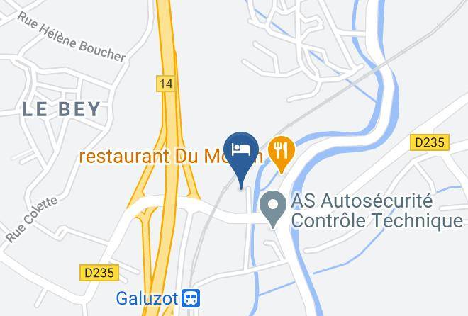 Saone Et Loire - Dependance Du Moulin Galuzot Maps