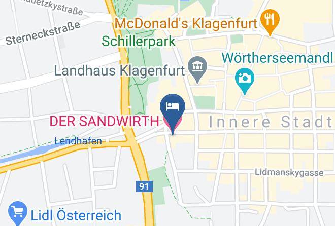 Klagenfurt - Der Sandwirth Maps