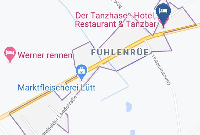 Der Tanzhase Hotel Restaurant & Tanzbar Map