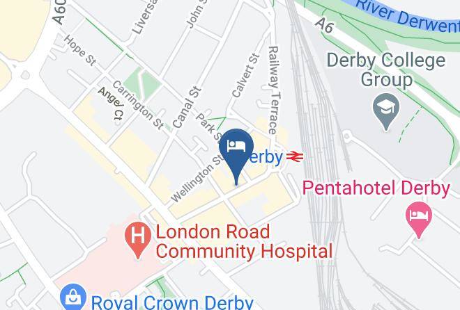 Derby City - Derby Inn Sure Hotel Collection By Best Western Maps