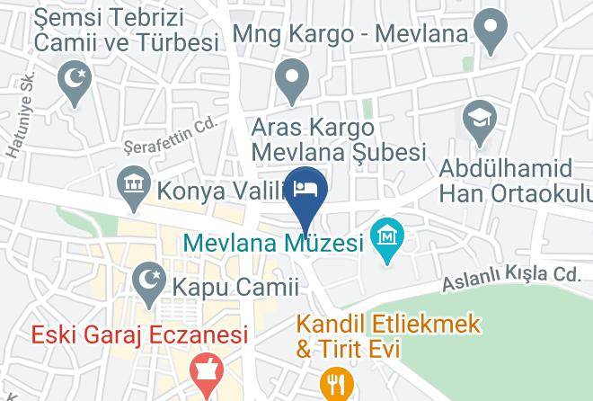 Karatay - Dergah Hotel Maps