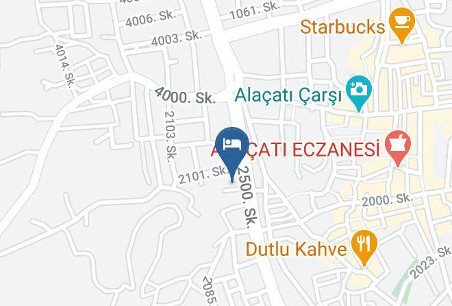 Cesme - Derin Konak Hotel Maps