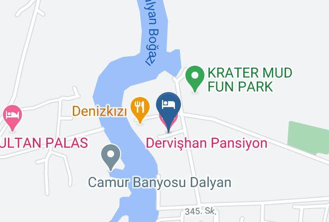 Ortaca - Dervishan Pansiyon Maps