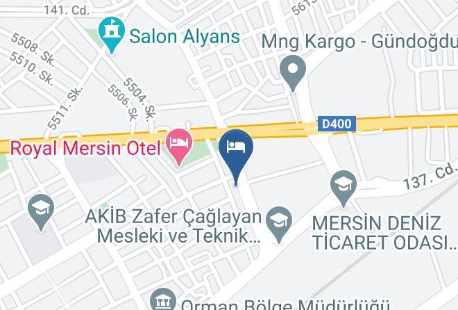 Akdeniz - Derya Otel Maps