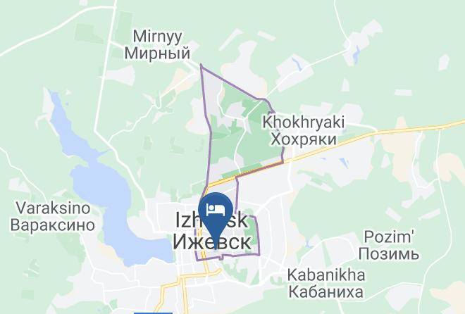 Izhevsk - Deryabin Hotel Maps