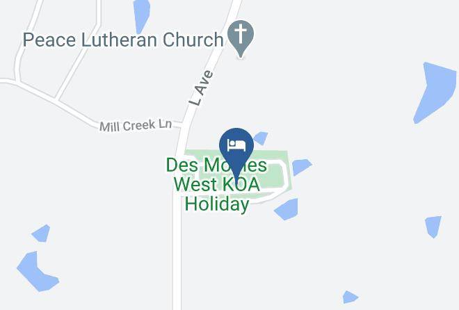 Dallas - Des Moines West Koa Holiday Maps