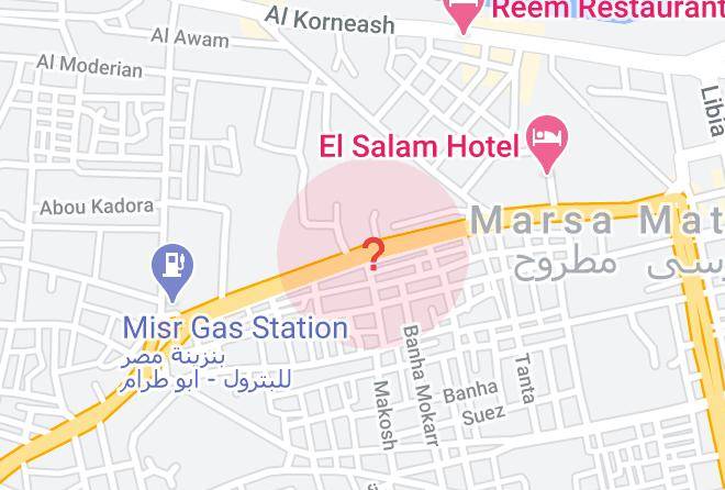 Marsa Matrouh - Des Roses Hotel Maps