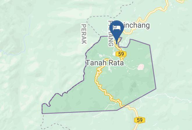 Cameron Highlands District - Ferns Restaurant Maps