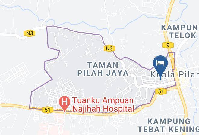 Kuala Pilah - Desa Inn Hotel Kuala Pilah Maps