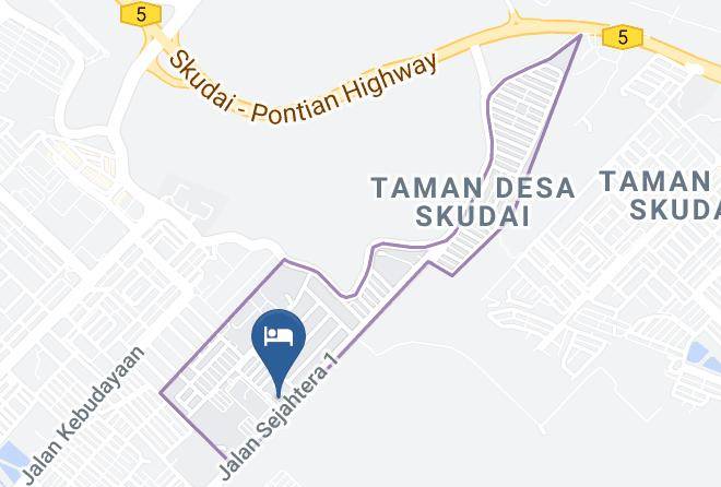 Johor Bahru - Desa View Hotel Maps