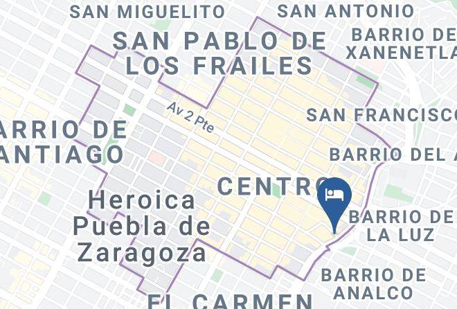 Heroica Puebla De Zaragoza Puebla - Descanseria Hotel Business And Pleasure Maps