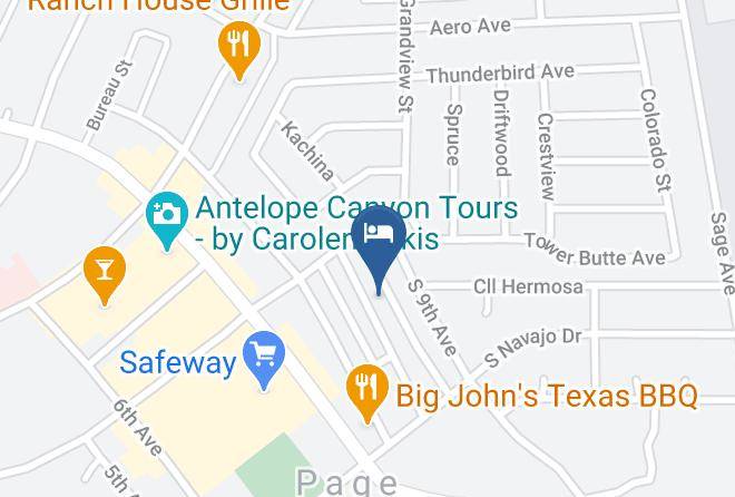 Coconino - Desert Canyon Inn Maps