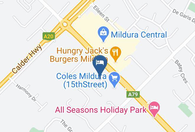 Mildura - Desert City Holiday Park Maps