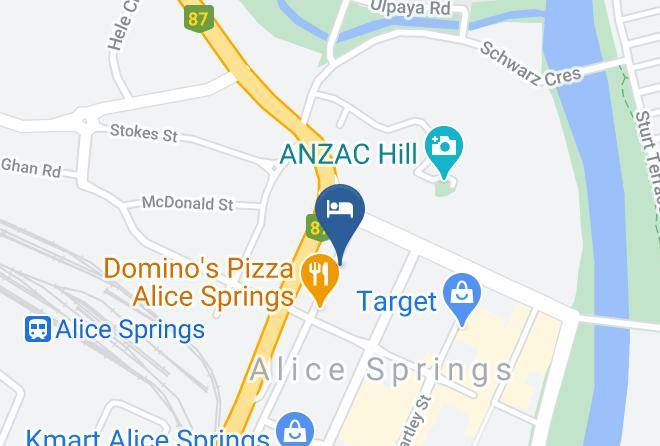 Alice Springs - Desert Rose Inn Maps