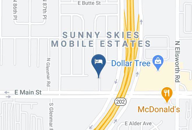 Maricopa - Desert Rose Motel And Rv Storage Maps