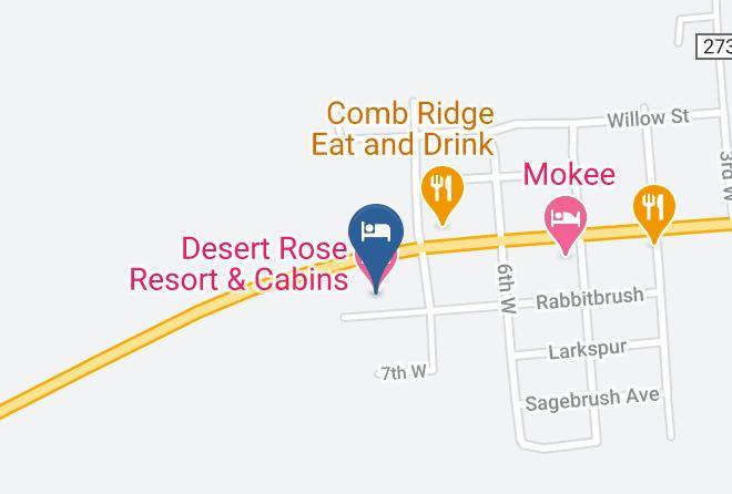San Juan - Desert Rose Resort & Cabins Maps