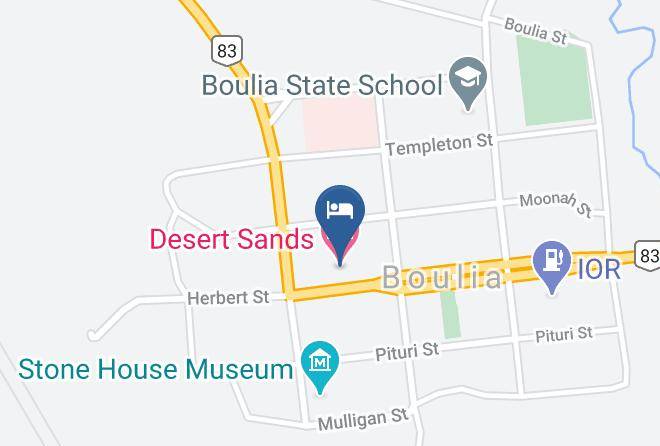 Boulia - Desert Sands Motel Maps