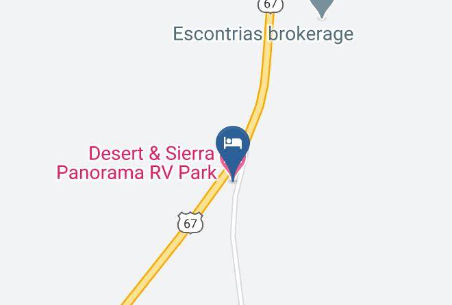 Presidio - Desert & Sierra Panorama Rv Park Maps