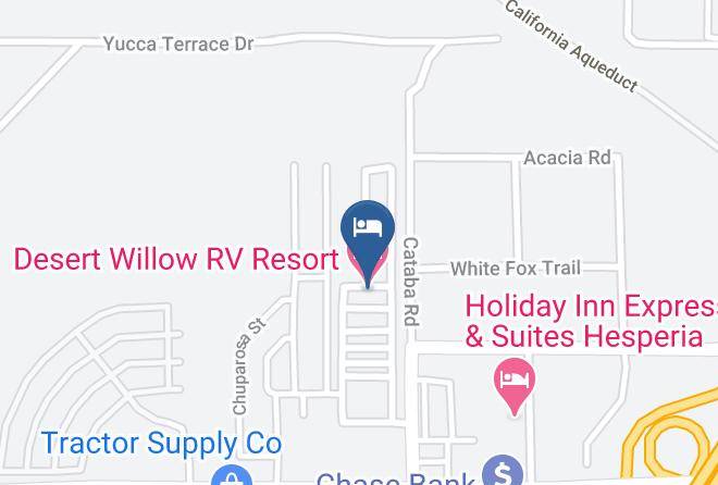 San Bernardino - Desert Willow Rv Resort Maps