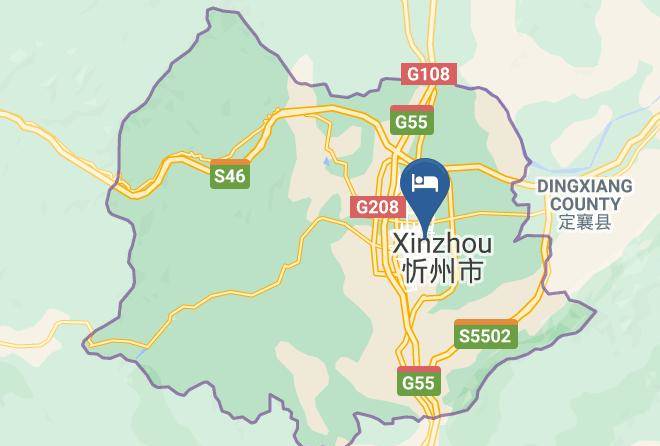 Xinzhou - Desheng World Hotel Maps