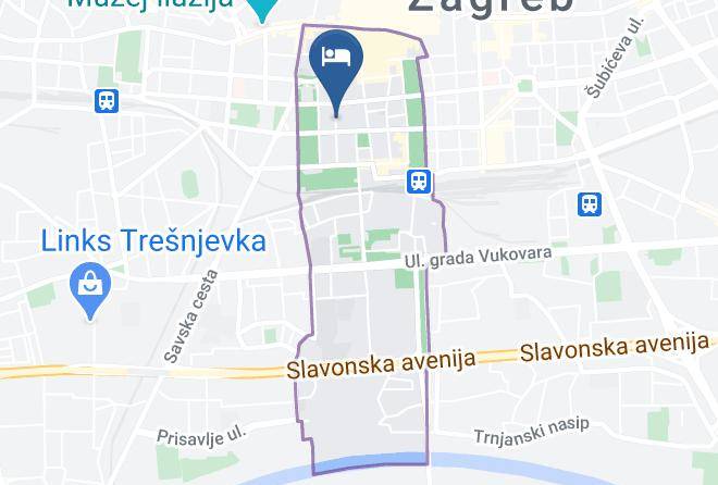Zagreb - Design Apts In The Center Maps
