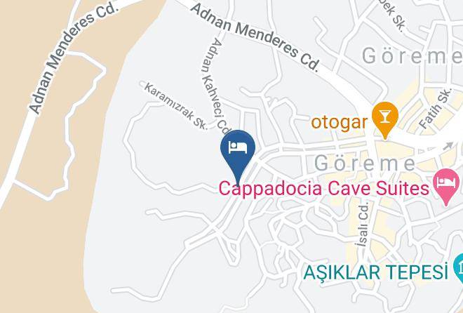 Goreme - Design Cappadocia Hotel Maps
