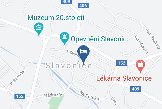 Jindrichuv Hradec - Design Hotel Besidka Maps