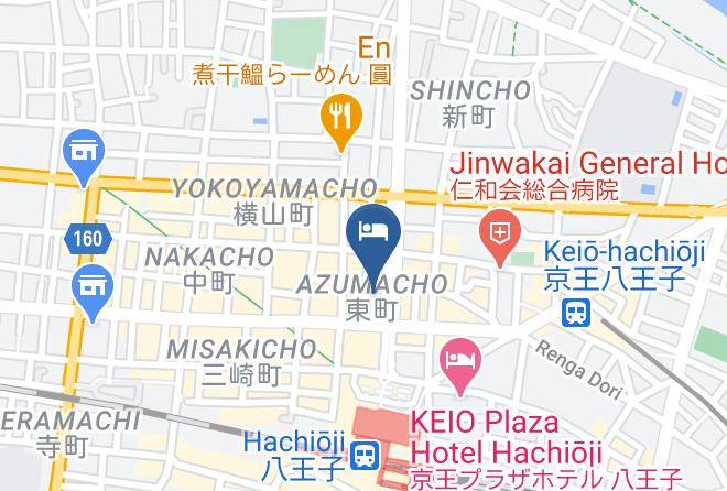 Hachioji City - Design Hotel Blax Maps