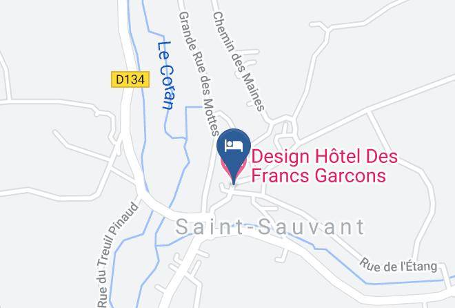 Charente Maritime - Design Hotel Des Francs Garcons Maps