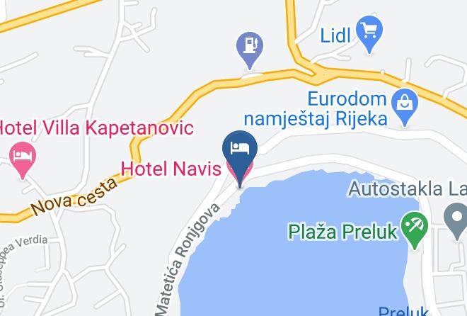 Opatija - Design Hotel I Restoran Navis Maps