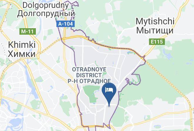 Moscow - Dizayn Otel' Maps