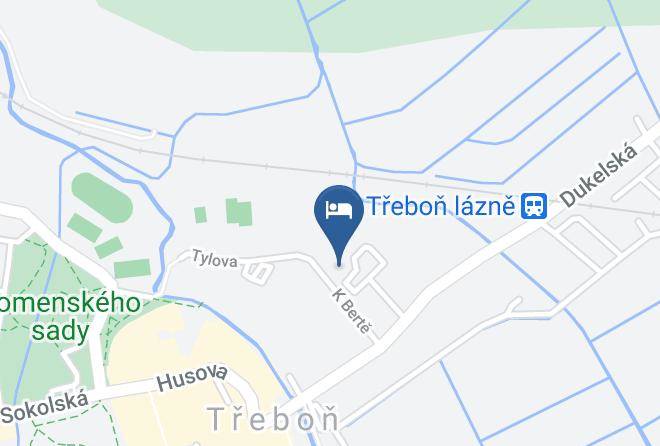 Jindrichuv Hradec - Design Hotel Romantick Maps