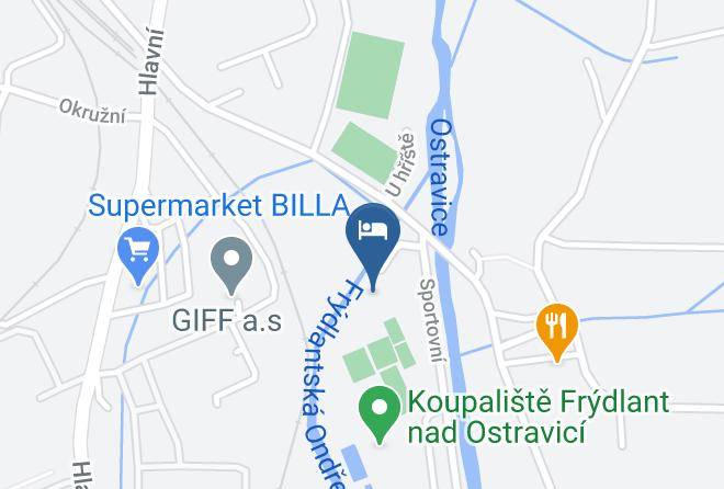 Frydek Mistek - Design Pension Maps