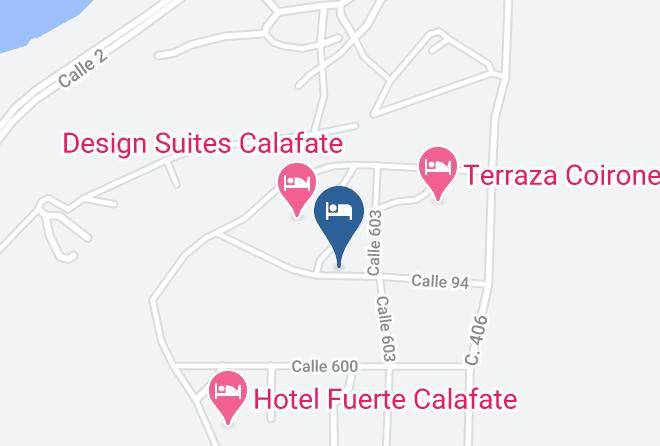 Lago Argentino - Design Suites Calafate Maps