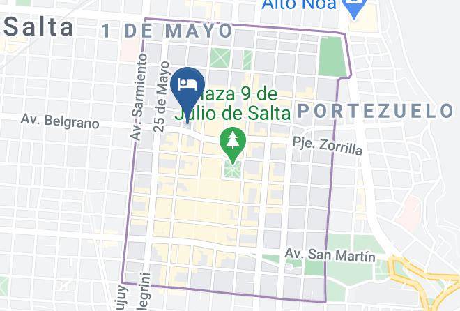 Salta - Design Suites Salta Maps