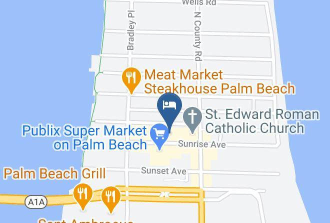 Palm Beach - Designer Decorated Glamour Everything Sparkly New Maps