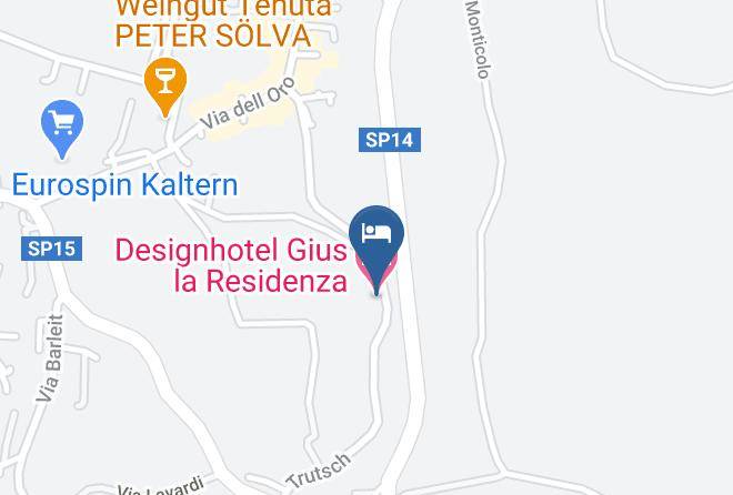 Bolzano - Designhotel Gius La Residenza Maps