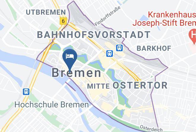 Stadt Bremen - Designhotel Uberfluss Maps