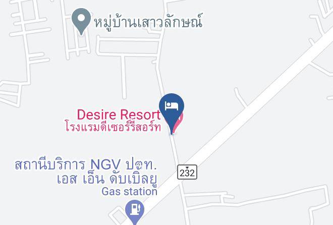 Amphoe Mueang Roi Et - Desire Resort Maps