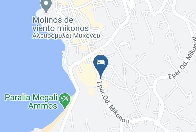 Mykonos - Despotiko Hotel Maps