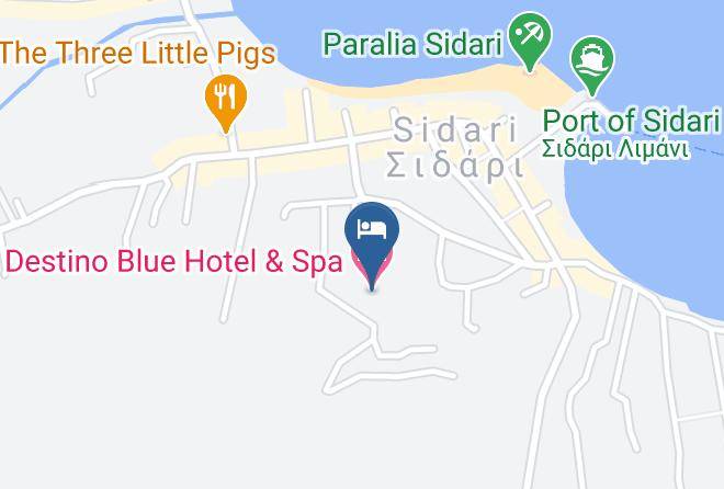 Kerkira - Destino Blue Hotel & Spa Maps