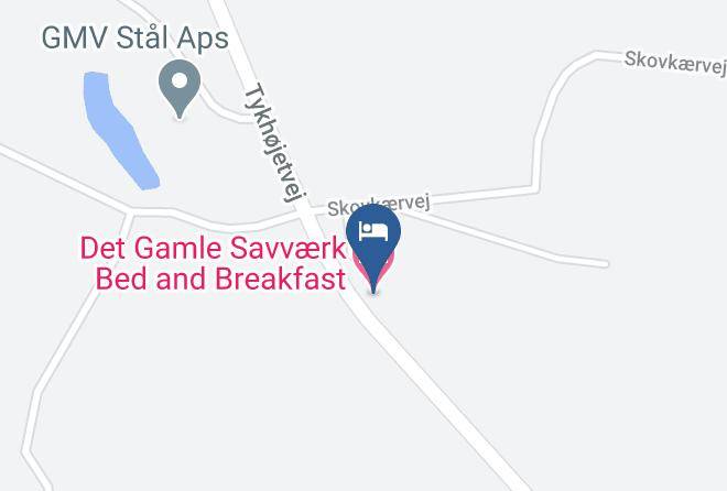 Gadbjerg - Det Gamle Savvaerk Bed And Breakfast Maps