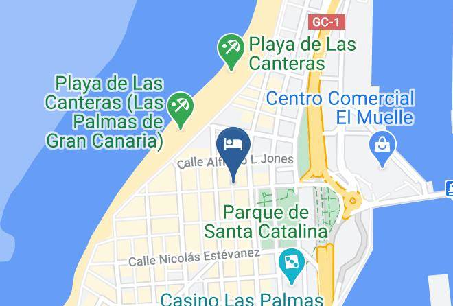 Las Palmas - Detras De La Playa By Canariasgetaway Maps