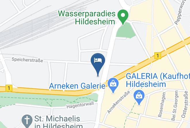 Hildesheim - Deutsches Haus Gollart's Hotel Maps
