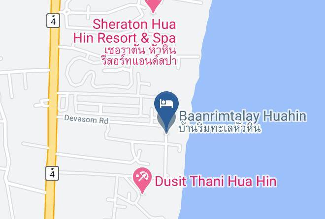 Devasom Hua Hin Resort Map - Phetchaburi - Amphoe Cha Am